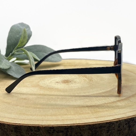 Fashion Sunglasses Black-Brown Leopard/Gray - Picture 3 of 10